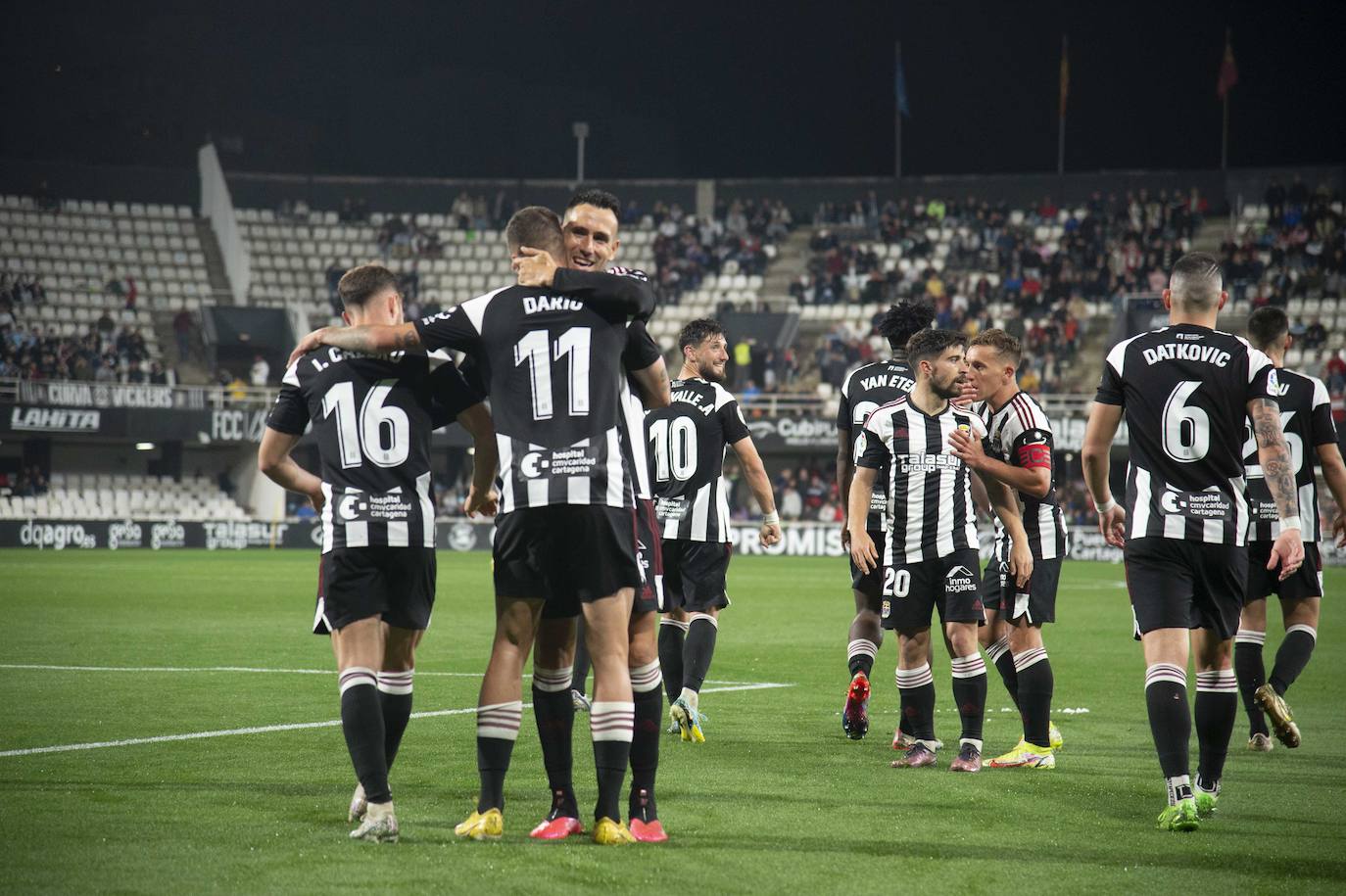 La victoria del Cartagena frente al CD Lugo, en imágenes