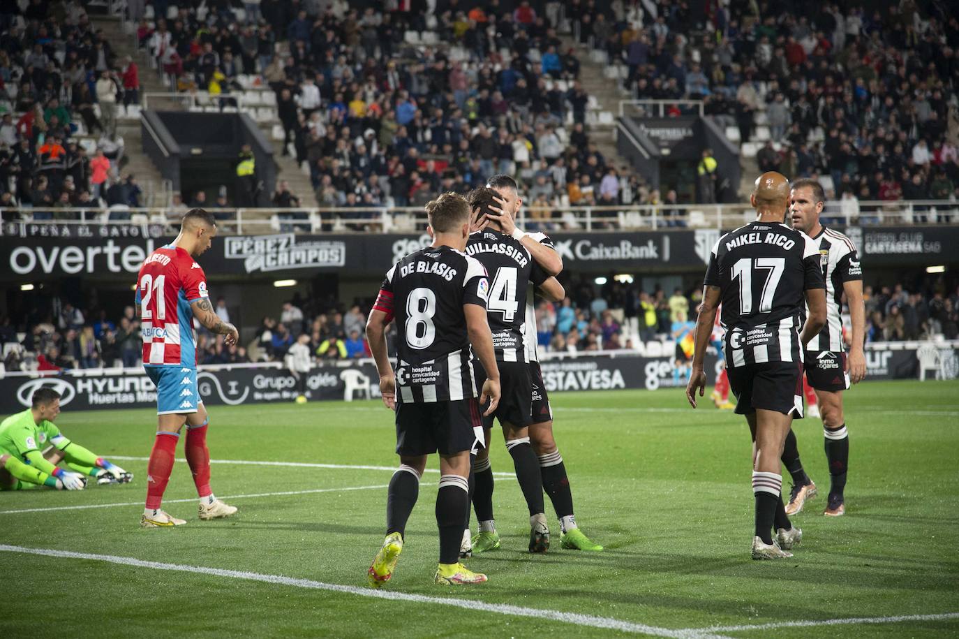 La victoria del Cartagena frente al CD Lugo, en imágenes