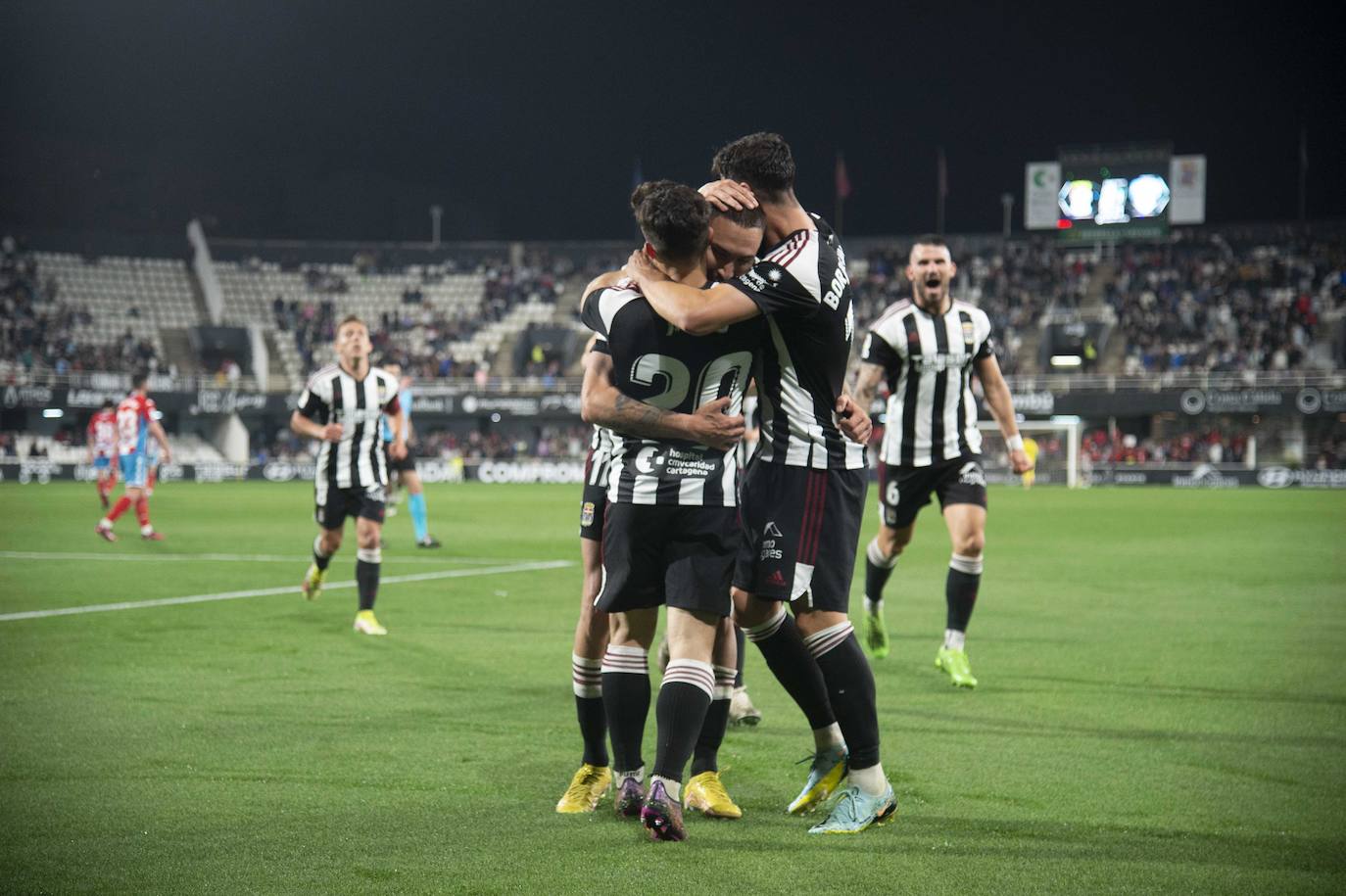 La victoria del Cartagena frente al CD Lugo, en imágenes