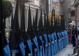 Procesión del Sábado Santo en Cartagena, en 2022.