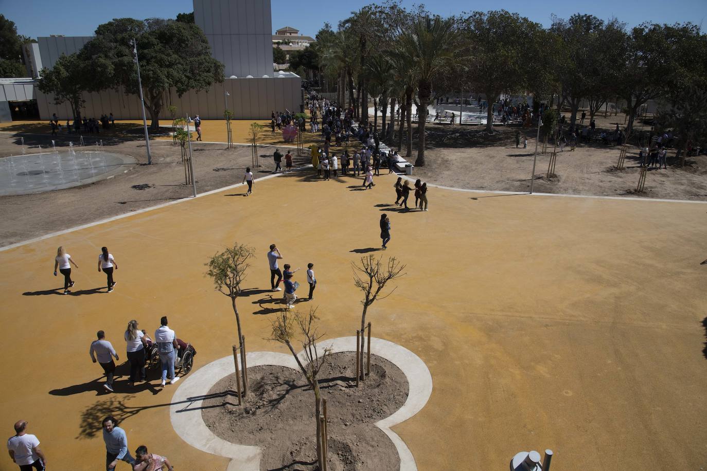 La inauguración del nuevo &#039;Parque Almansa&#039; en San Javier, en imágenes