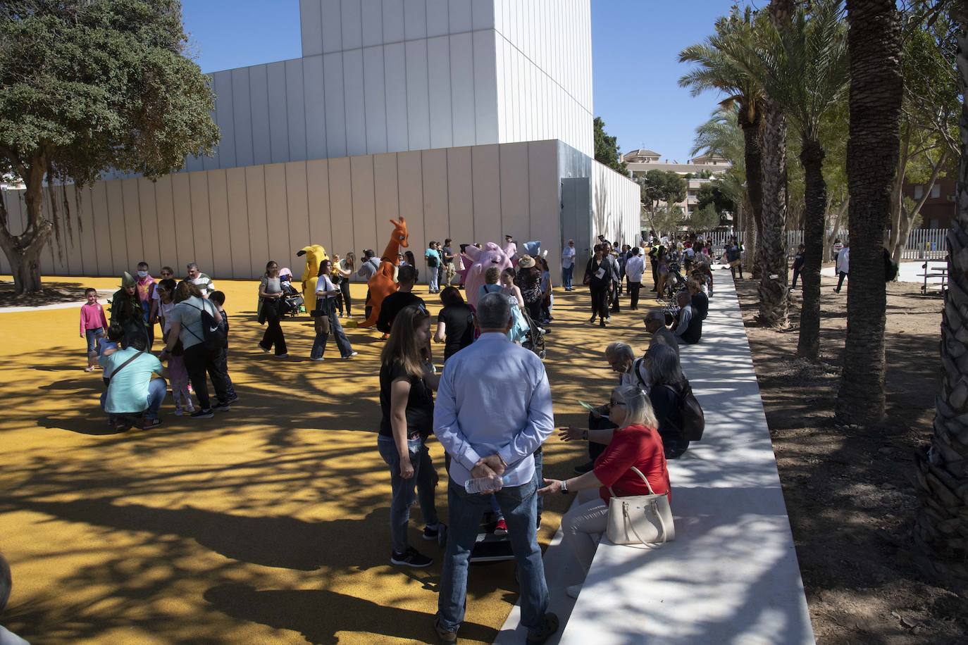 La inauguración del nuevo &#039;Parque Almansa&#039; en San Javier, en imágenes