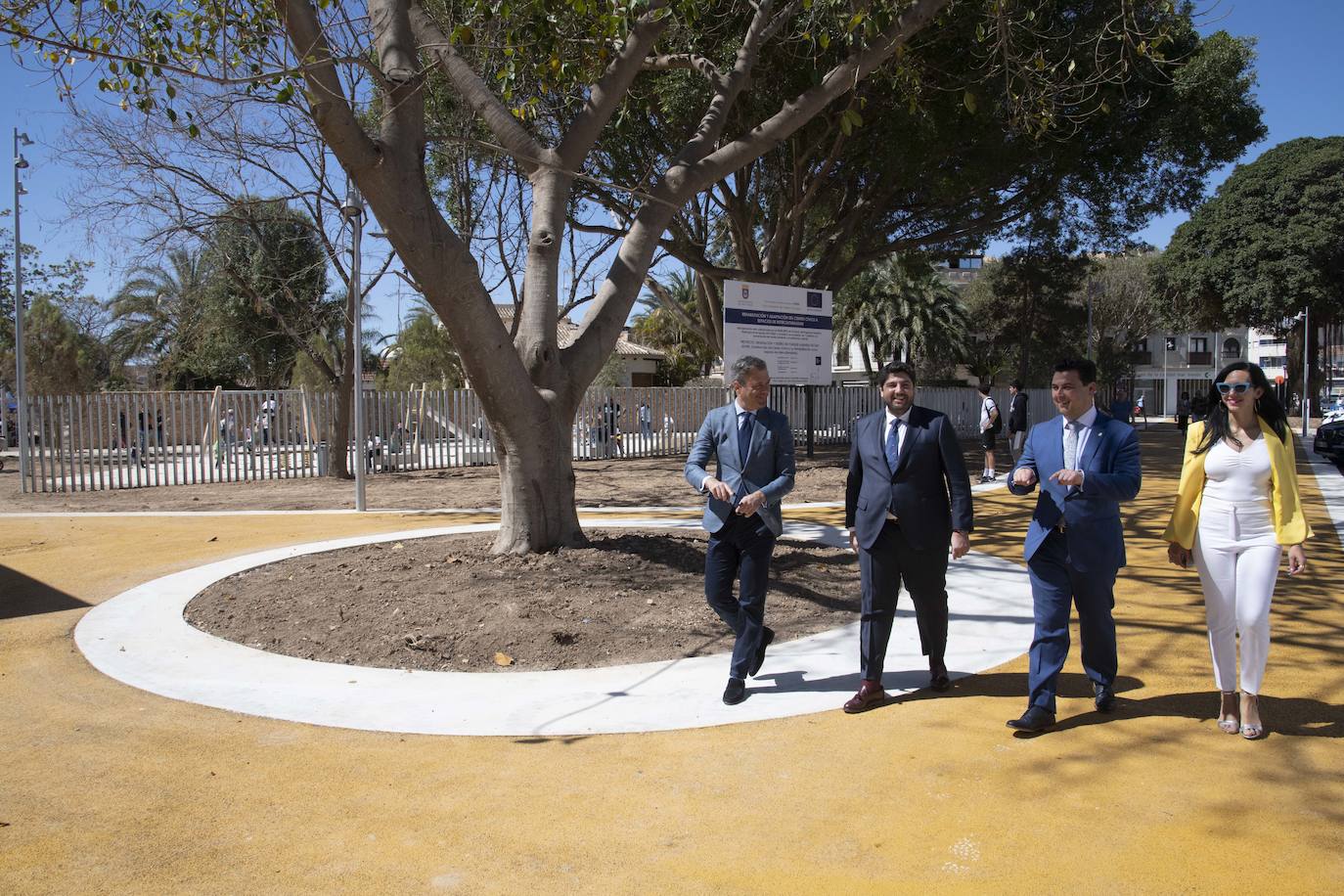 La inauguración del nuevo &#039;Parque Almansa&#039; en San Javier, en imágenes