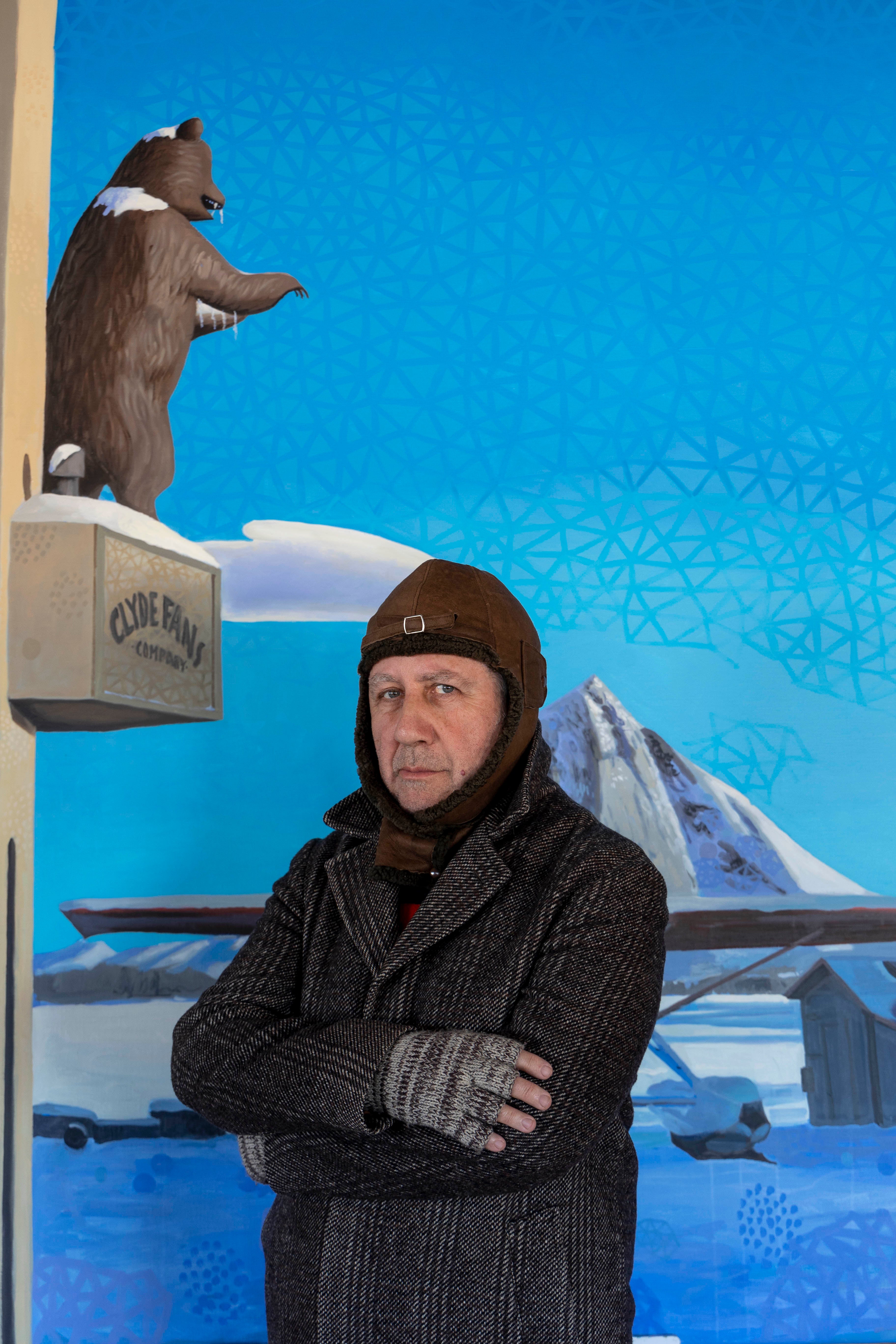 Imagen - Ángel Mateo Charris, en su estudio.