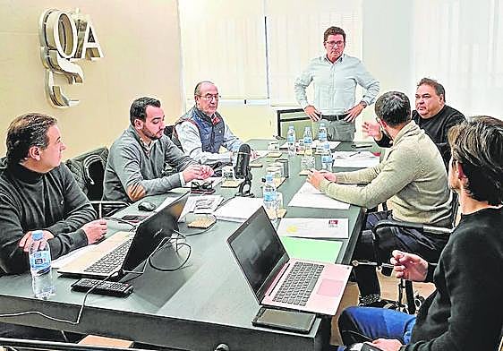 Reunión de la Junta de Gobierno del Colegio de Gestores Administrativos de la Región de Murcia.