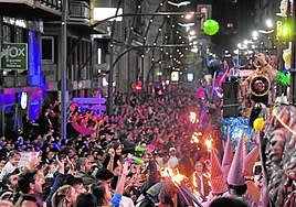 Imagen del desfile del Entierro de la Sardina 2022.