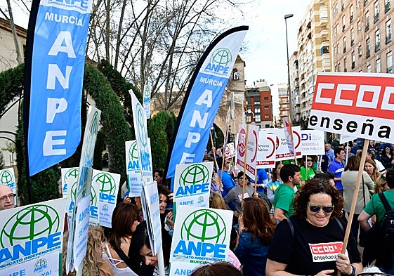 Imagen de la manifestación del pasado 16 de marzo.