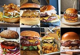 Ocho menús de hamburguesa para chuparse los dedos