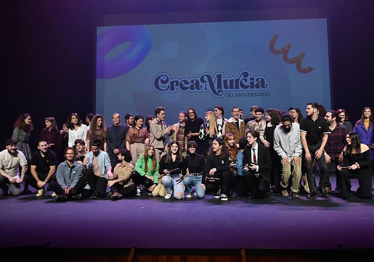 Imagen de archivo de la entrega de premios de la última edición del CreaMurcia