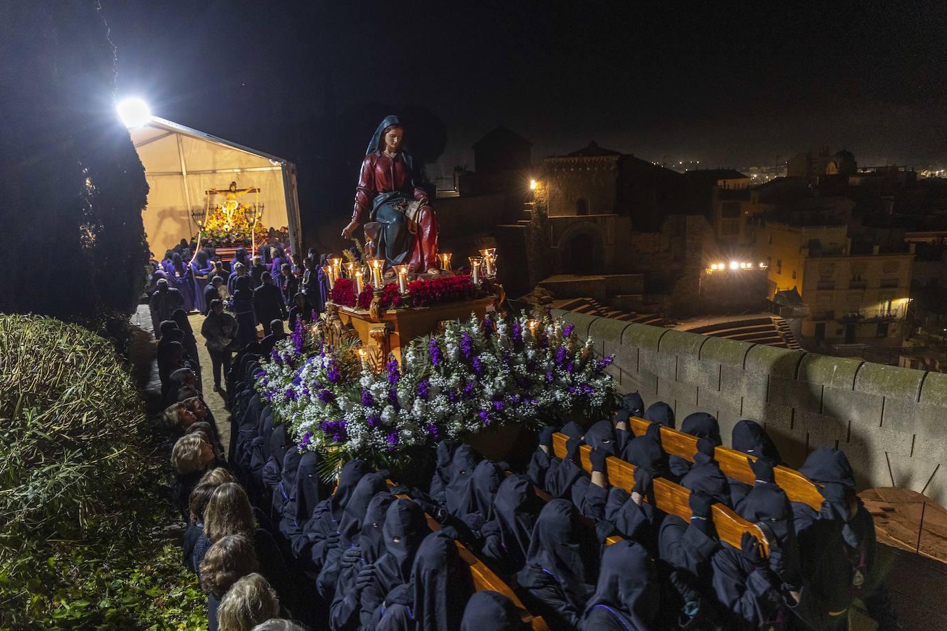 La procesión del Socorro de Cartagena, en imágenes