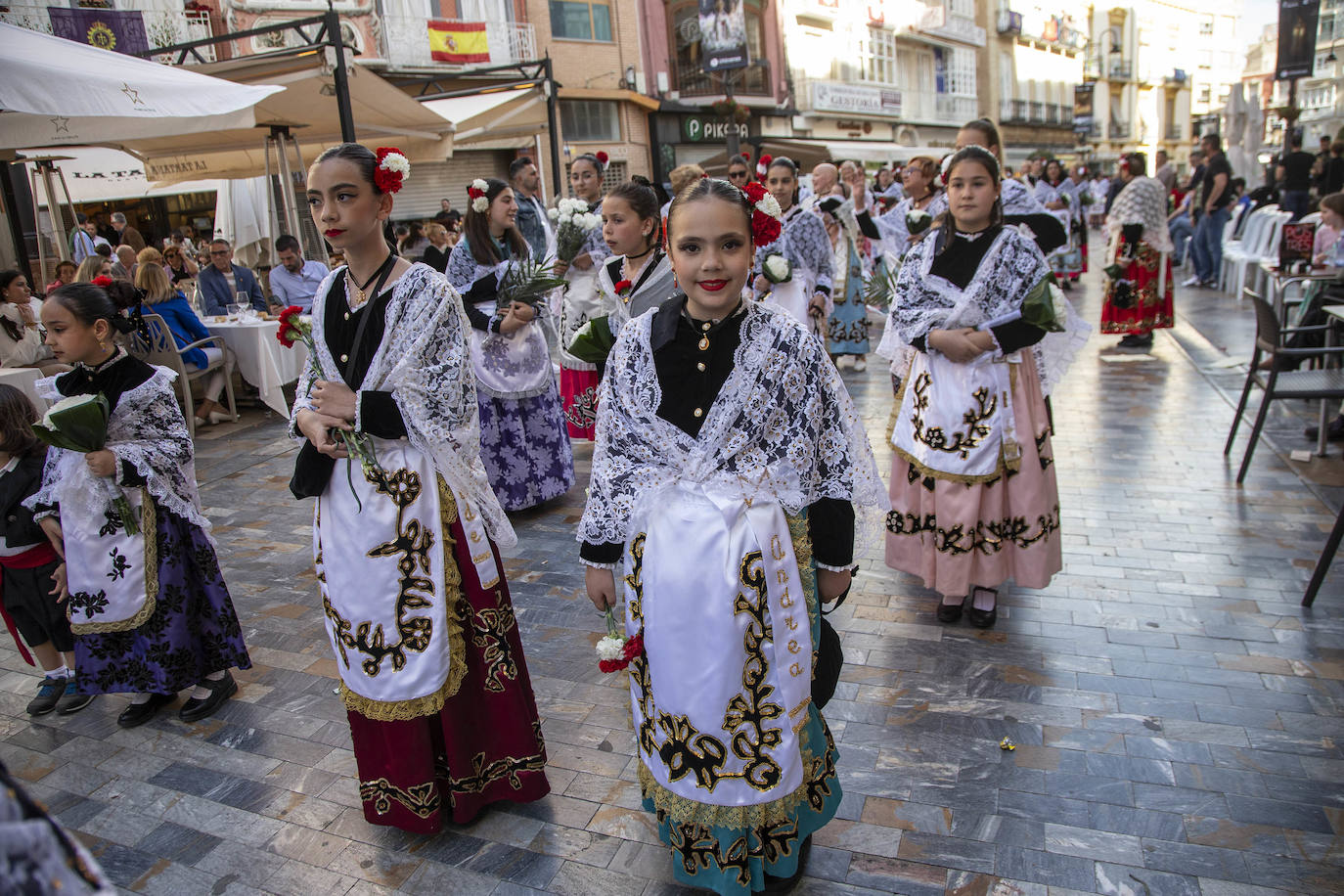 La ofrenda a la Virgen de la Caridad de Cartagena, en imágenes