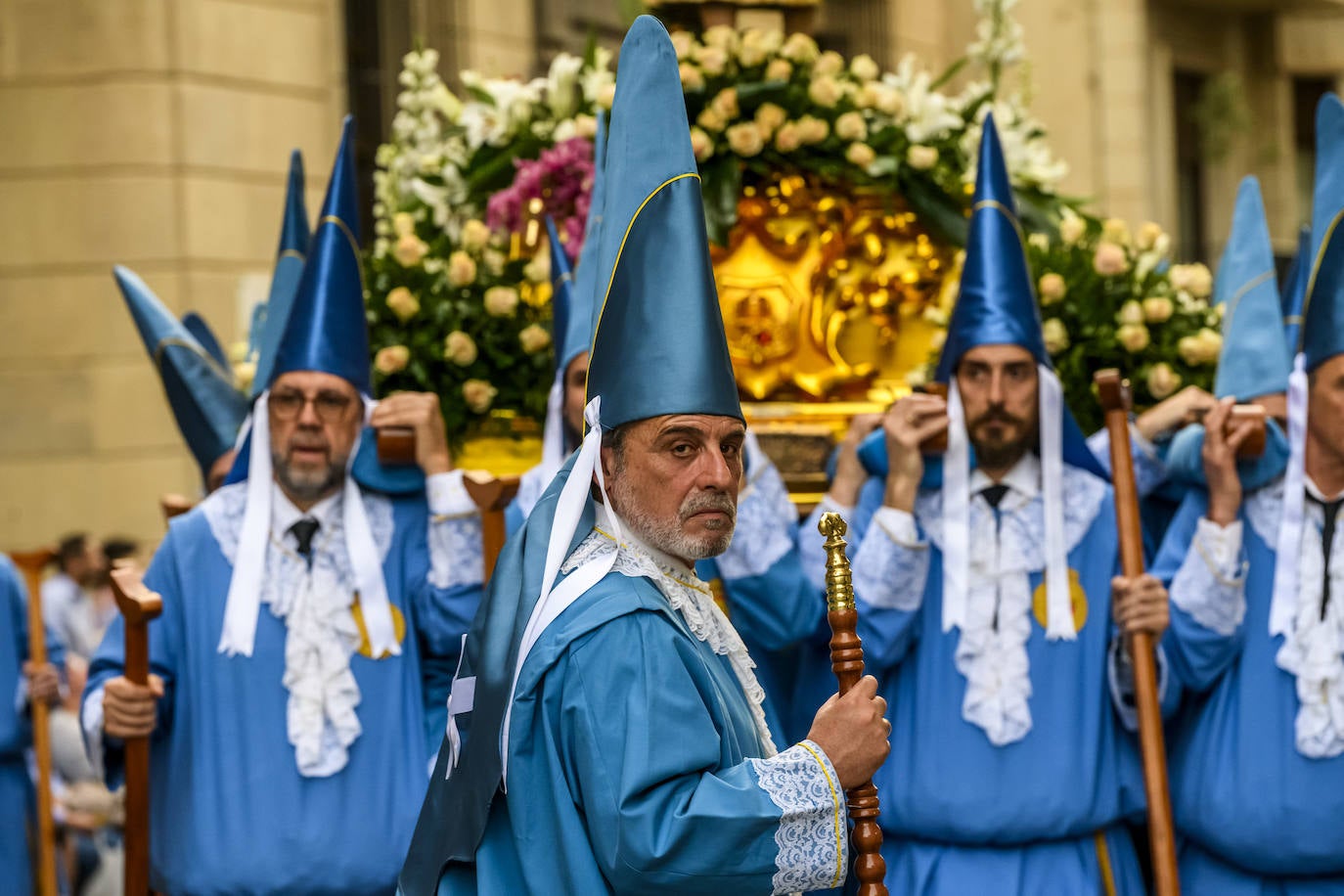 La procesión del Viernes de Dolores en Murcia, en imágenes