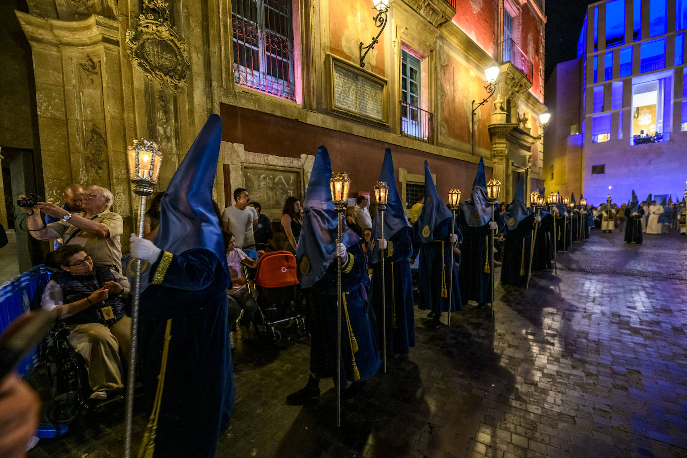 La procesión del Viernes de Dolores en Murcia, en imágenes