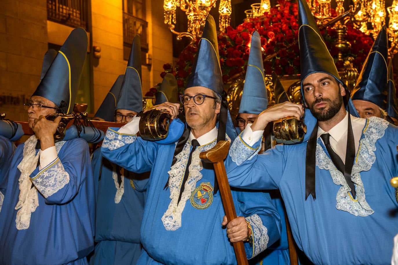 La procesión del Viernes de Dolores en Murcia, en imágenes