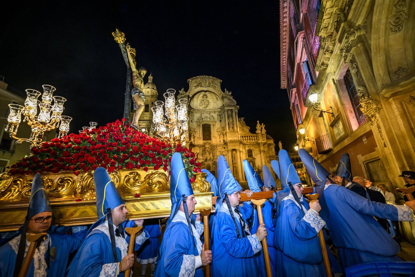 La procesión del Viernes de Dolores en Murcia, en imágenes La Verdad