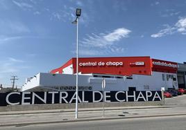 Central de Chapa ubicada en el Polígono Industrial El Tiro.