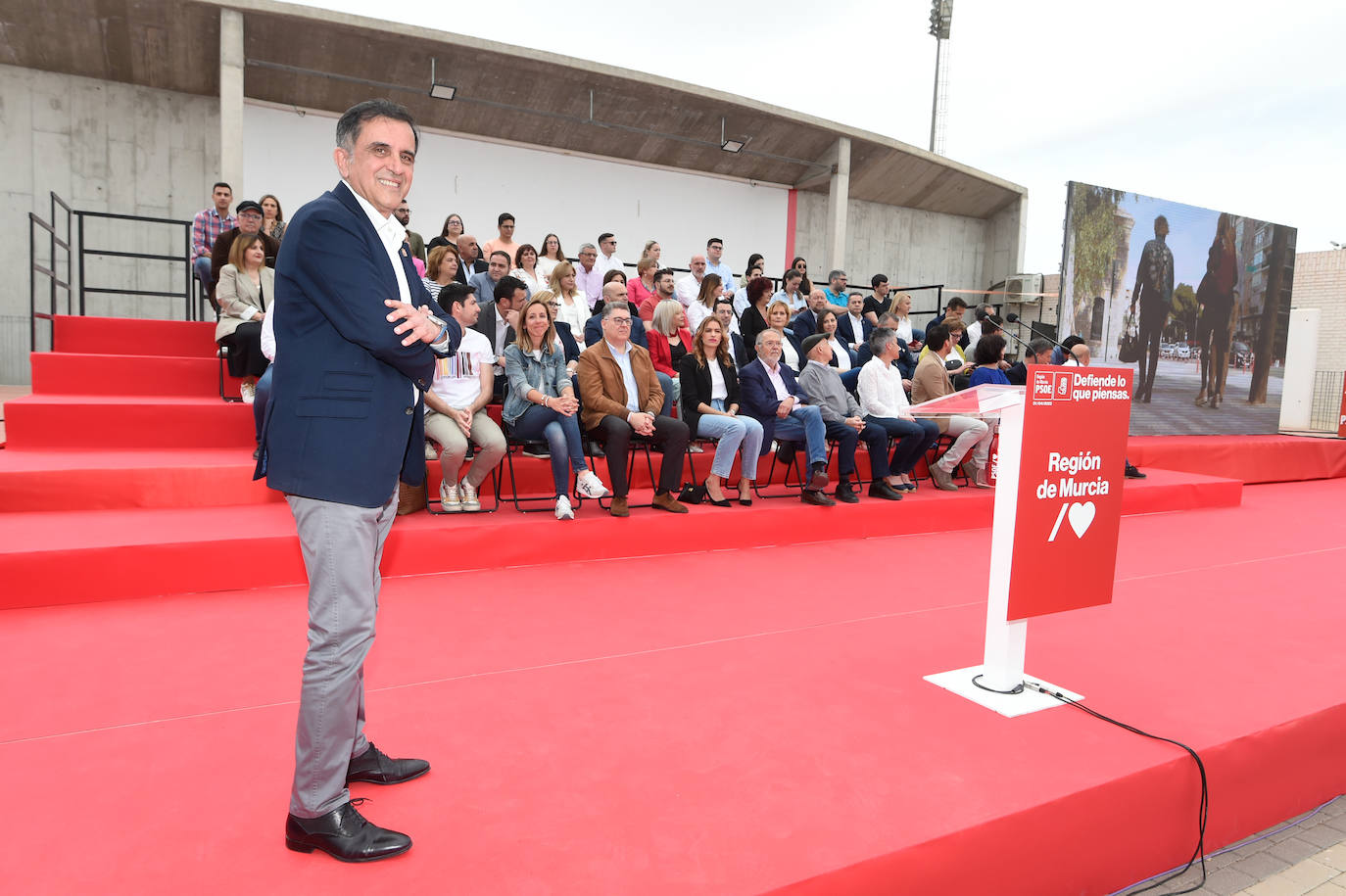 Acto de presentación de la candidatura de José Antonio Serrano a la alcaldía de Murcia, en imágenes