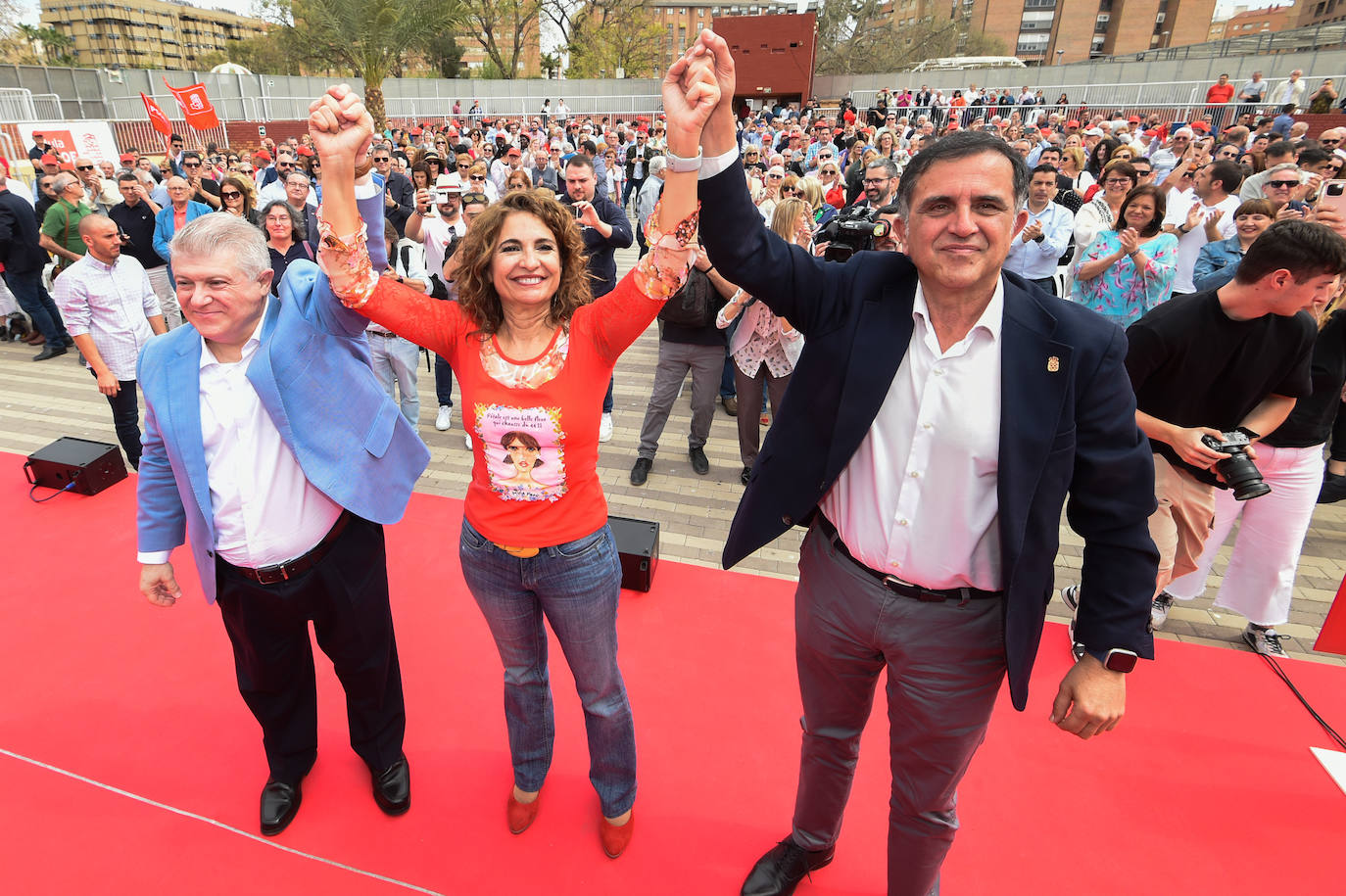 Acto de presentación de la candidatura de José Antonio Serrano a la alcaldía de Murcia, en imágenes