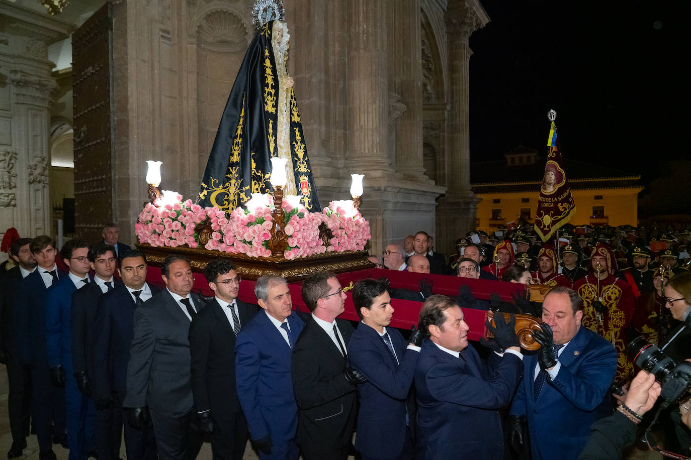 Procesión de la Santísima Virgen de la Soledad de Lorca, en imágenes