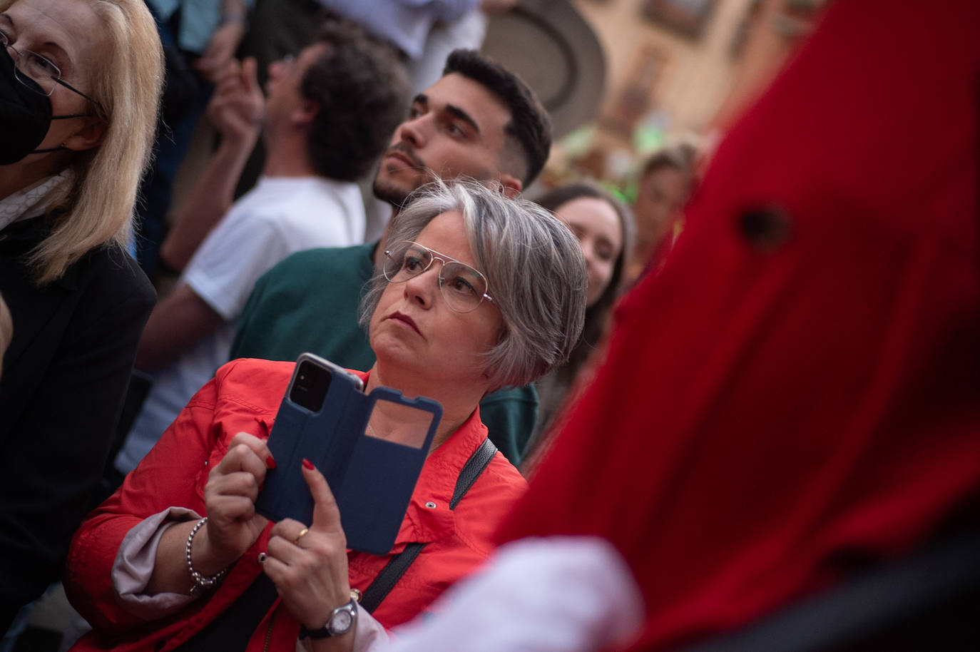Procesión de la Cofradía del Santísimo Cristo de la Caridad en Murcia, en imágenes