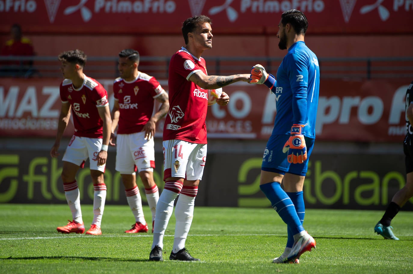 La victoria del Real Murcia frente al Cornellà, en imágenes