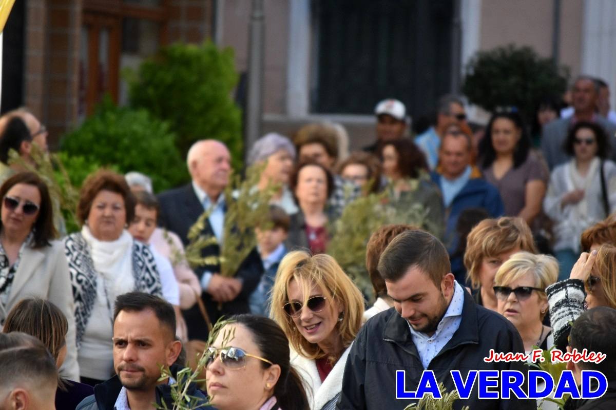 La procesión del Domingo de Ramos recorre la calle Mayor y La Corredera de Caravaca