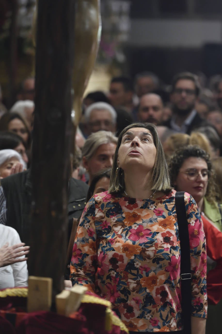 El besapié del Cristo del Perdón en Murcia, en imágenes