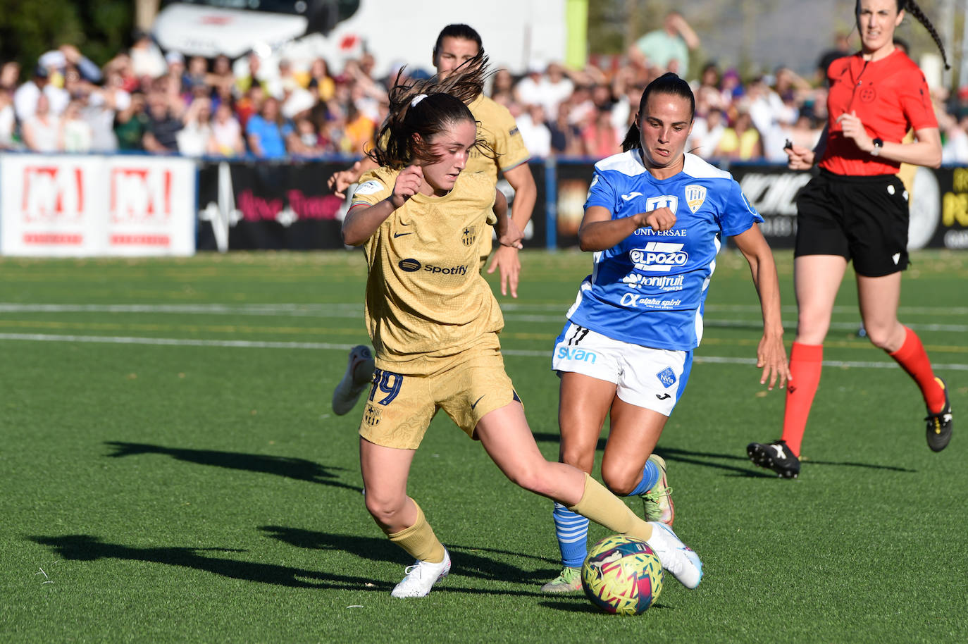 Digna derrota del Alhama ante el Barça (0-2)