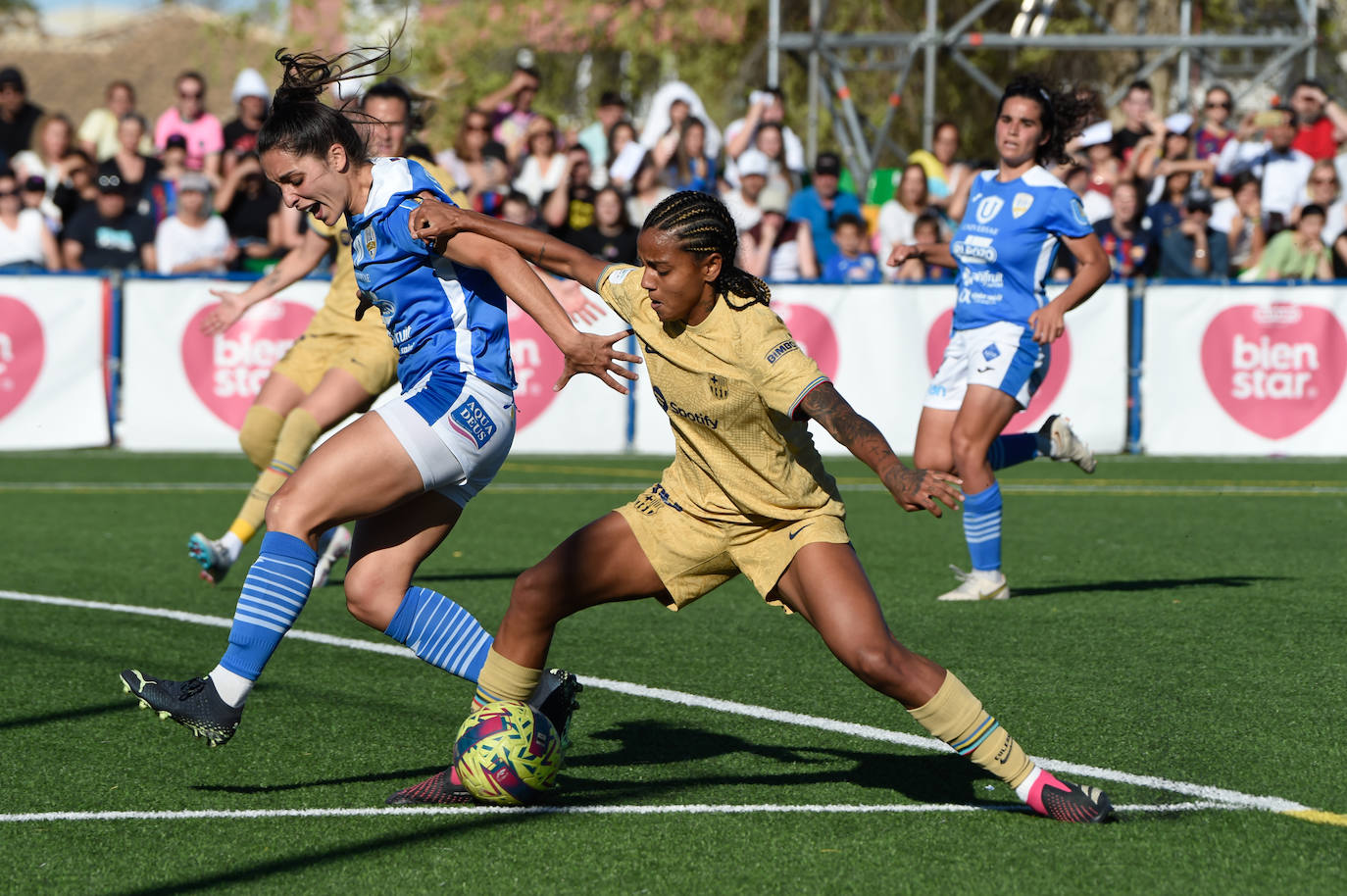 Digna derrota del Alhama ante el Barça (0-2)