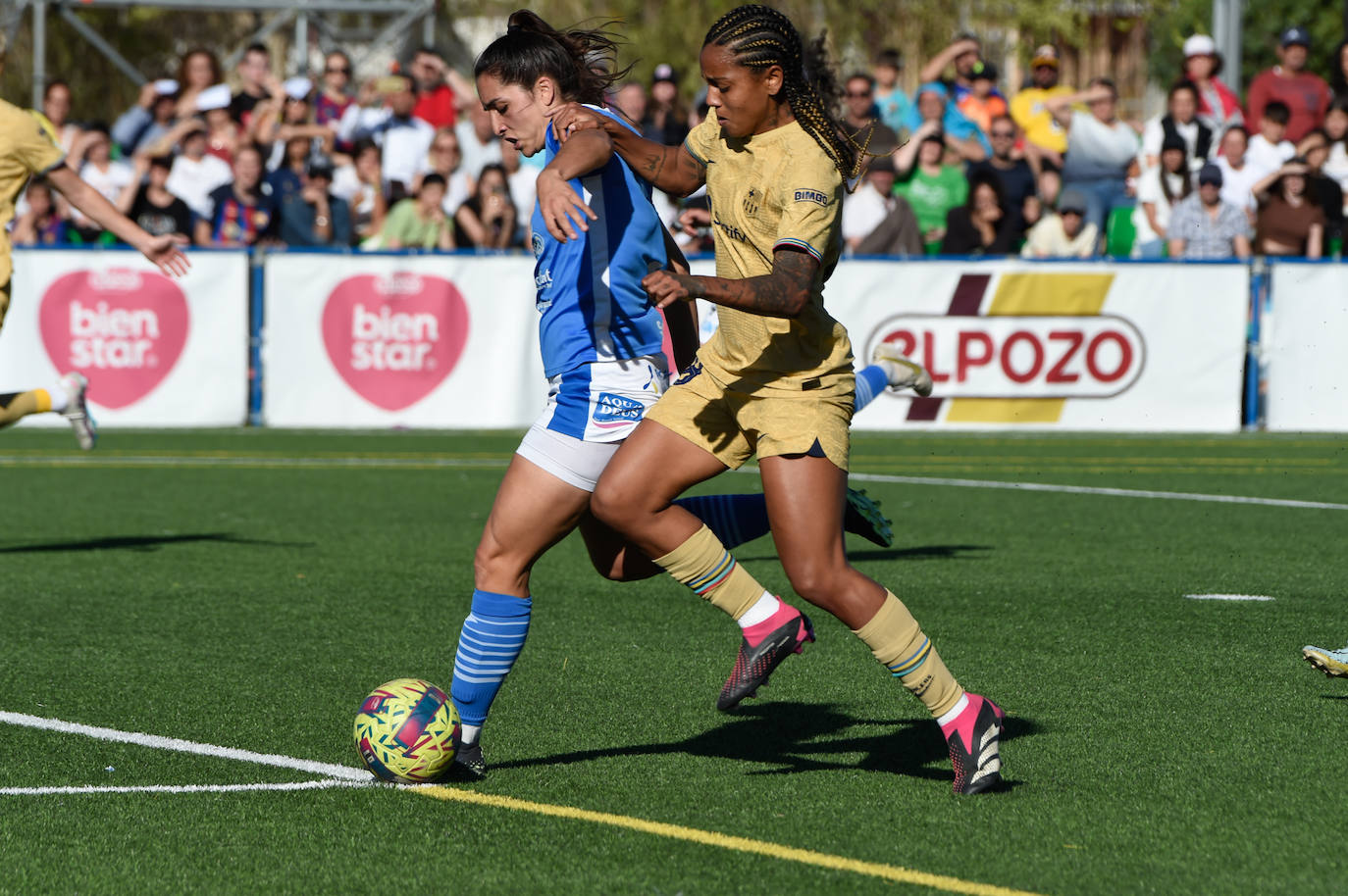 Digna derrota del Alhama ante el Barça (0-2)