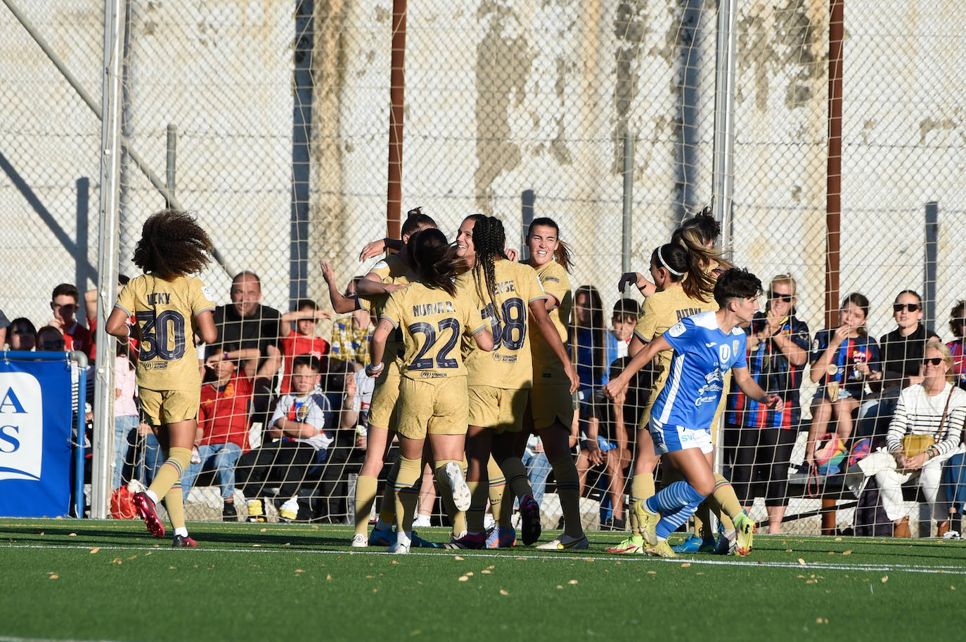 Digna derrota del Alhama ante el Barça (0-2)