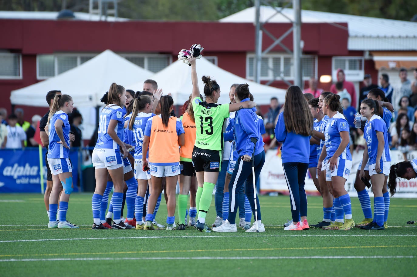 Digna derrota del Alhama ante el Barça (0-2)