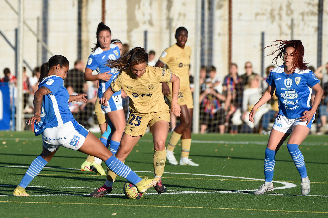Digna derrota del Alhama ante el Barça (0-2)