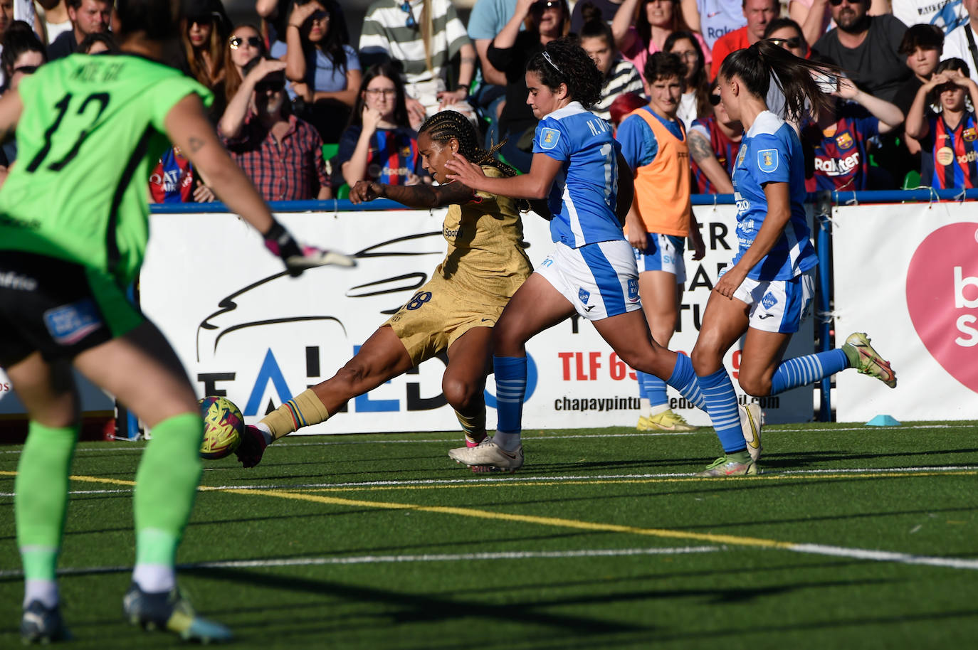 Digna derrota del Alhama ante el Barça (0-2)