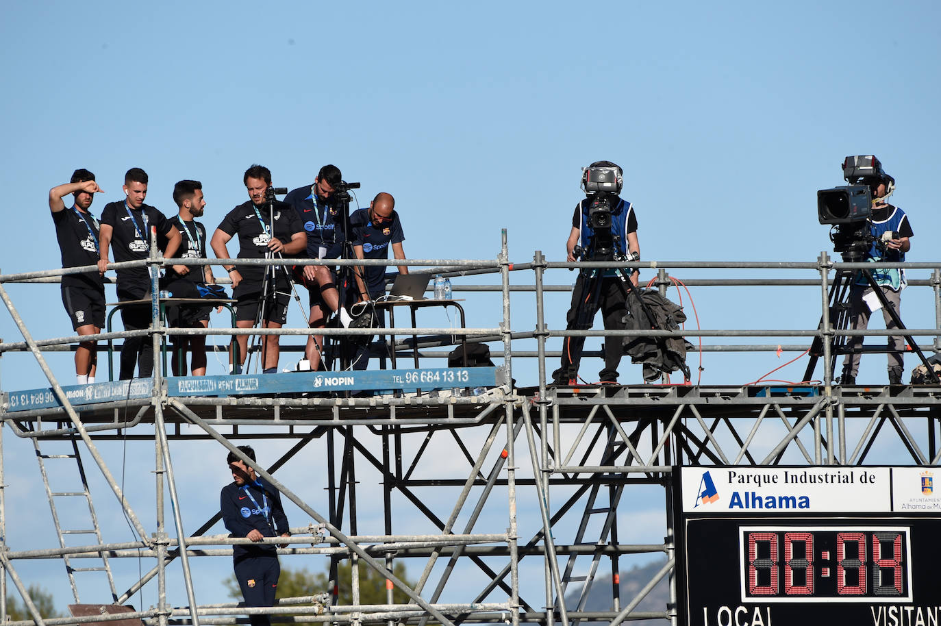 Digna derrota del Alhama ante el Barça (0-2)