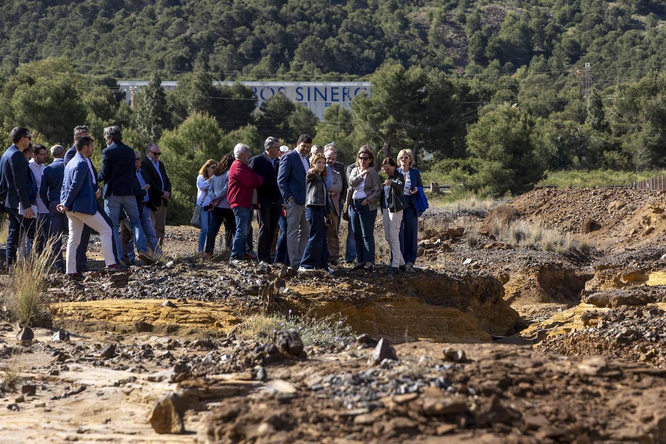 Las imágenes de la visita de Teresa Ribera a La Manga y La Unión