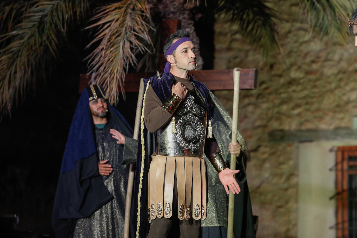 Las imágenes del vía crucis en el Calvario de Lorca