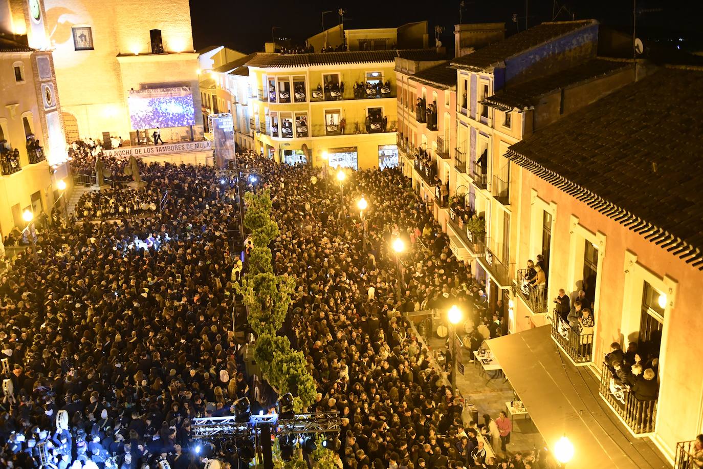 Las imágenes de la Noche de los Tambores en Mula