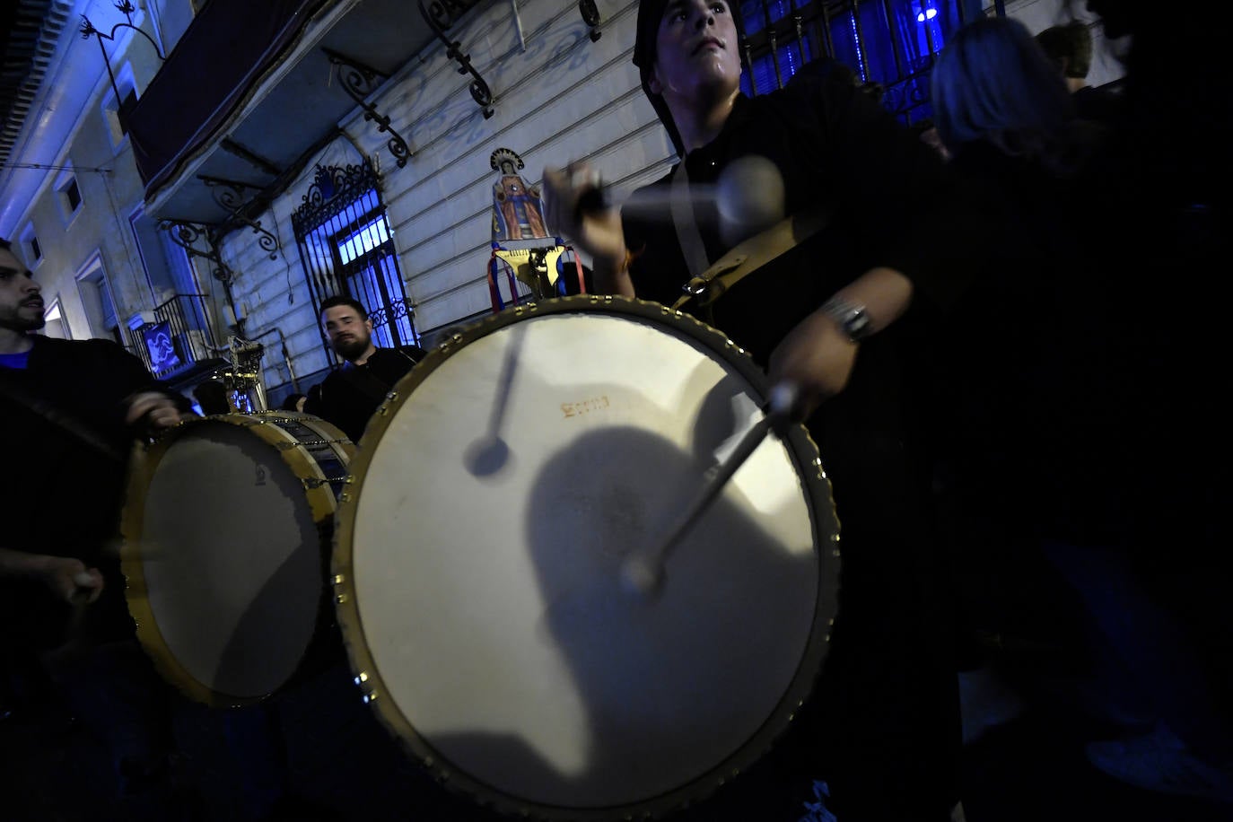 Las imágenes de la Noche de los Tambores en Mula