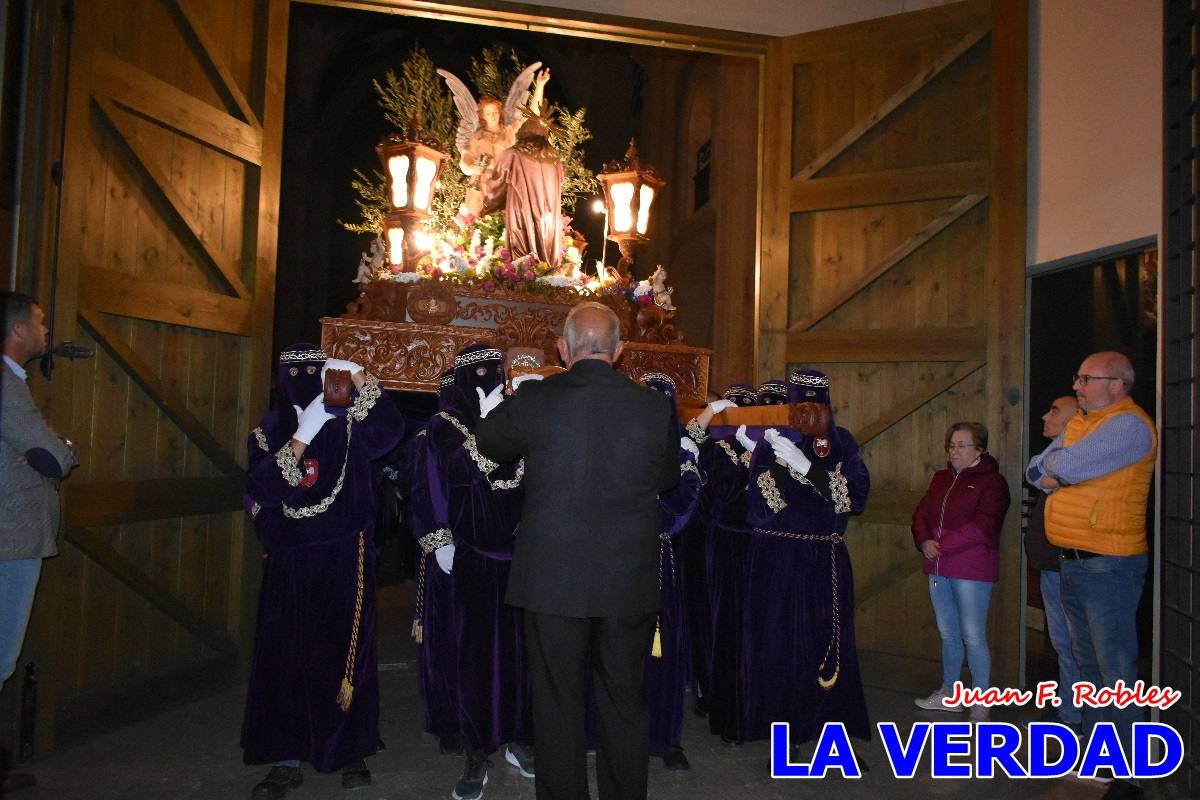 La Oración del Huerto estrenó el nuevo trono del paso morado