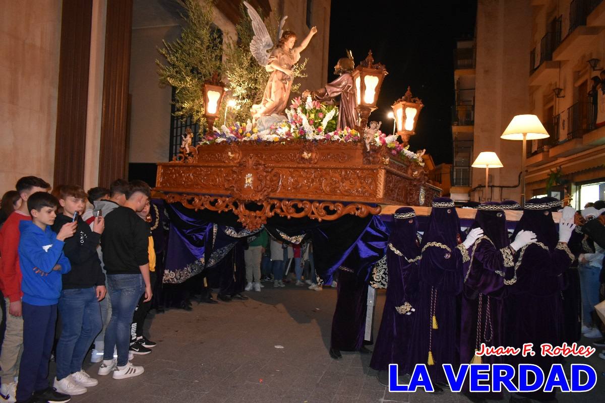 La Oración del Huerto estrenó el nuevo trono del paso morado