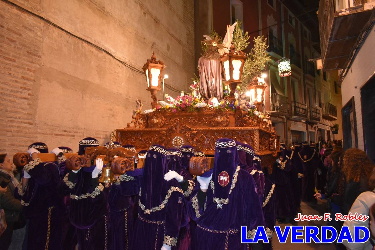 La Oración del Huerto estrenó el nuevo trono del paso morado