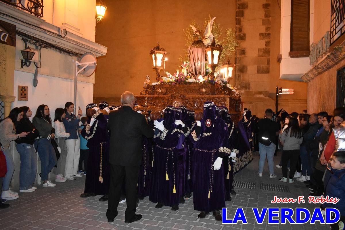 La Oración del Huerto estrenó el nuevo trono del paso morado