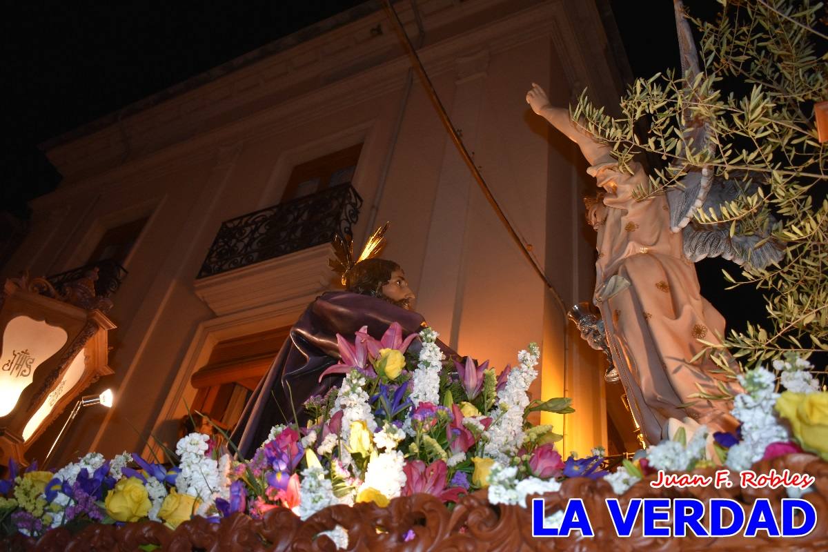 La Oración del Huerto estrenó el nuevo trono del paso morado