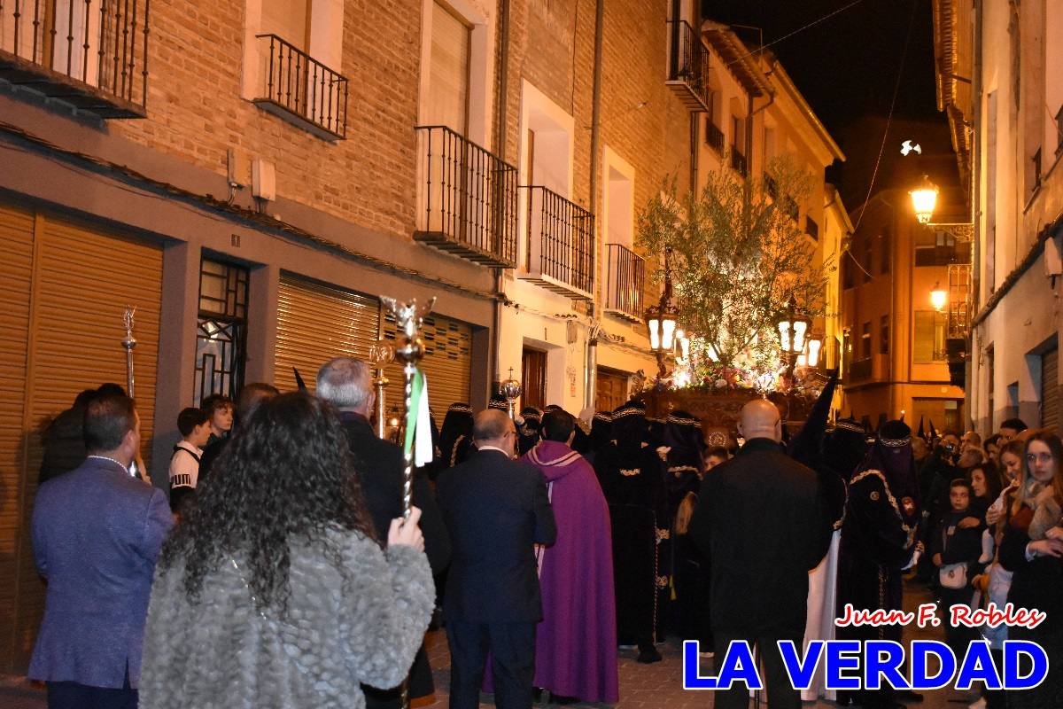 La Oración del Huerto estrenó el nuevo trono del paso morado