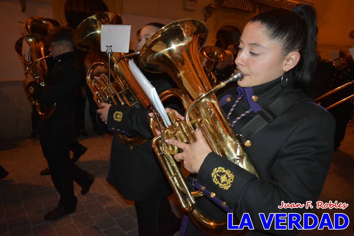 La Oración del Huerto estrenó el nuevo trono del paso morado