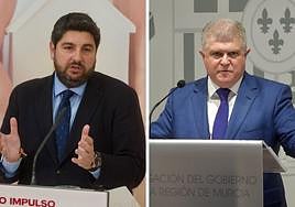 Fernando López Miras y José Vélez.