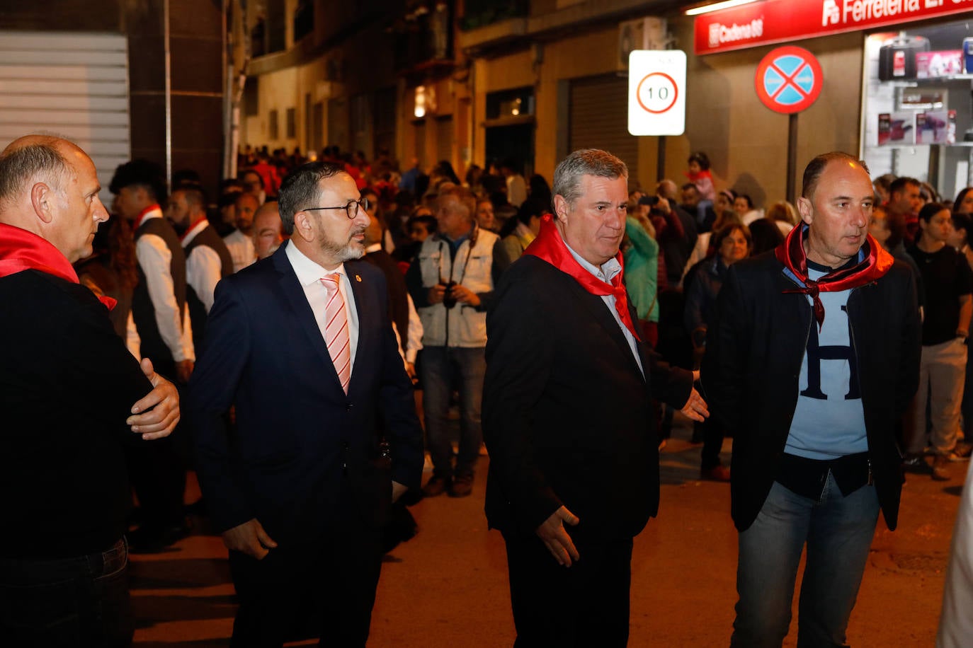 Encuentro de las imágenes del Paso Encarnado en Lorca