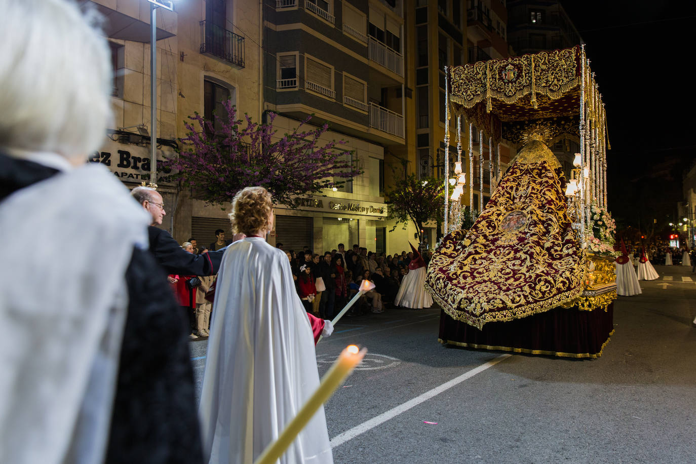La Cena y el Lavatorio hacen alarde de devoción mariana