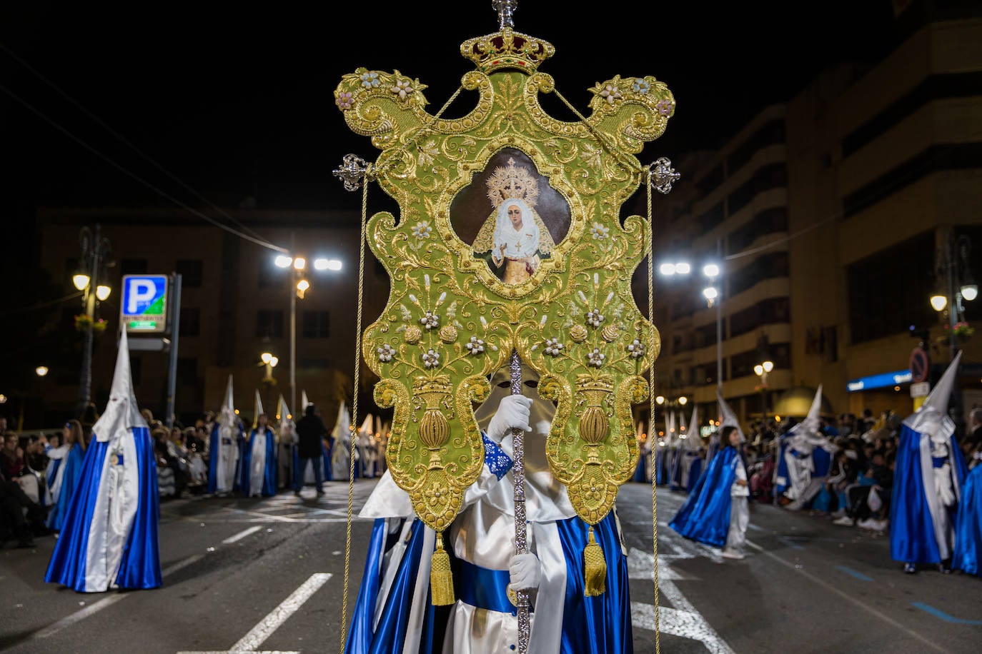 La Cena y el Lavatorio hacen alarde de devoción mariana